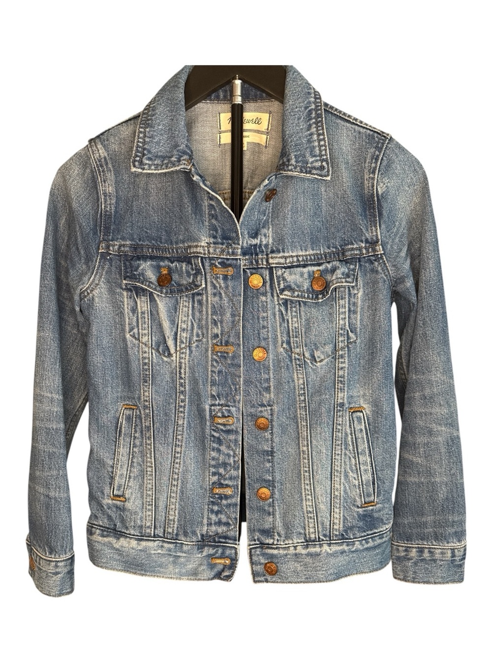 Madewell Light Blue Denim Jacket - Classic Trucker Style